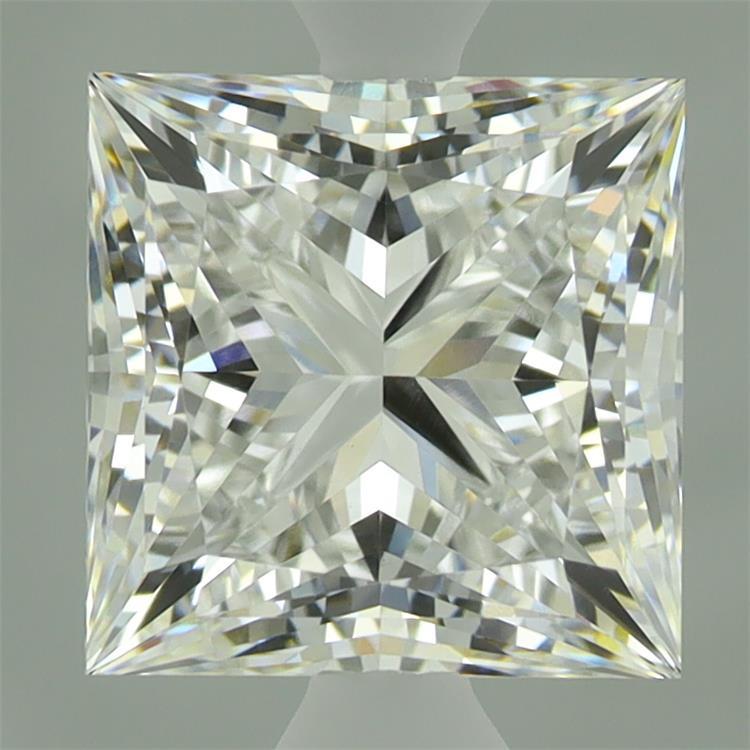 1.90 Carat Princess Shaped, Ideal Cut, E Color, VVS2 Clarity, IGI Certified Lab Grown Diamond