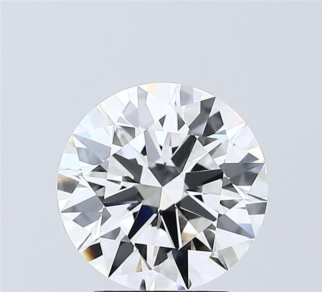 2.01 Carat Round Shaped, Ideal Cut, D Color, VVS2 Clarity, IGI Certified Lab Grown Diamond