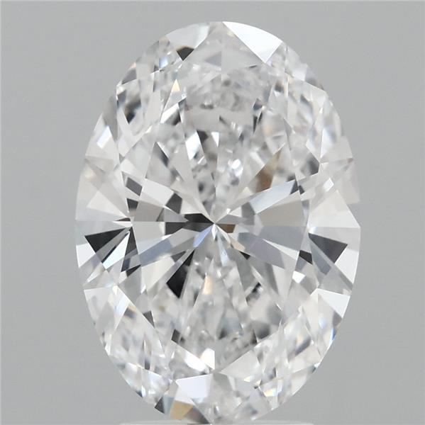 3.51 Carat Oval Shaped, Ideal Cut, D Color, VVS2 Clarity, IGI Certified Lab Grown Diamond