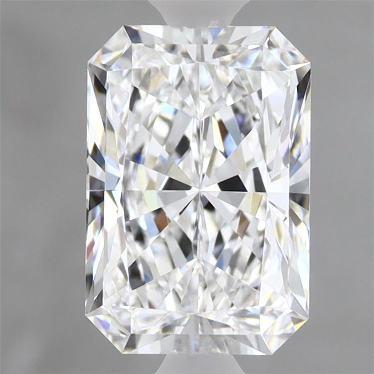 1.89 Carat Radiant Shaped, Ideal Cut, D Color, VVS1 Clarity, IGI Certified Lab Grown Diamond