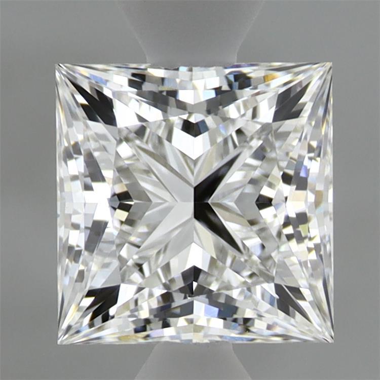 1.54 Carat Princess Shaped, Very Good Cut, E Color, VVS2 Clarity, IGI Certified Lab Grown Diamond