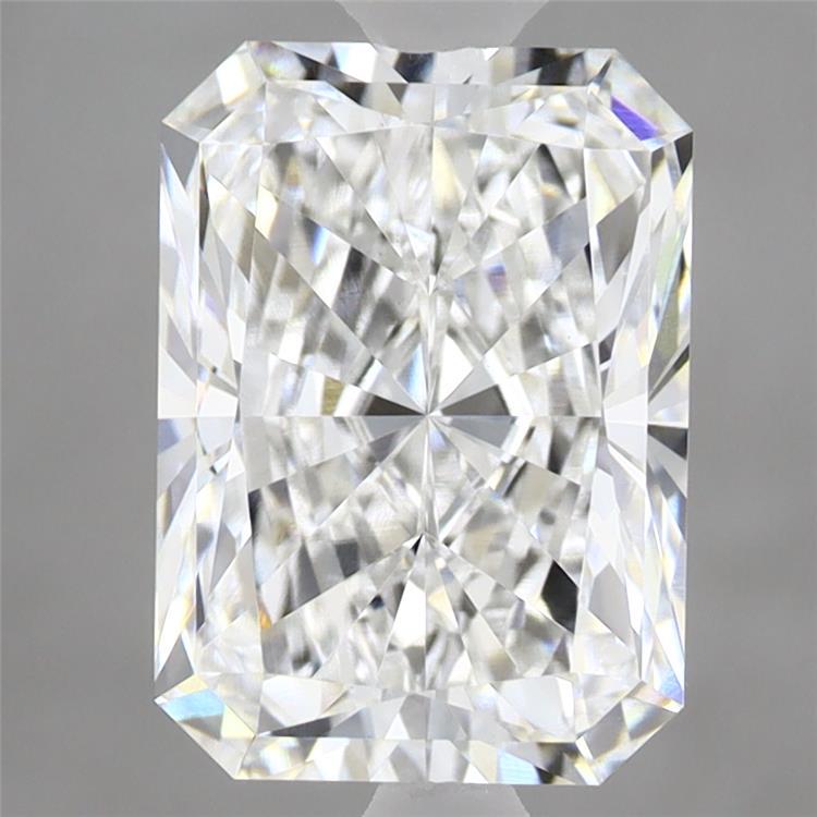 3.10 Carat Radiant Shaped, Ideal Cut, E Color, VVS2 Clarity, IGI Certified Lab Grown Diamond