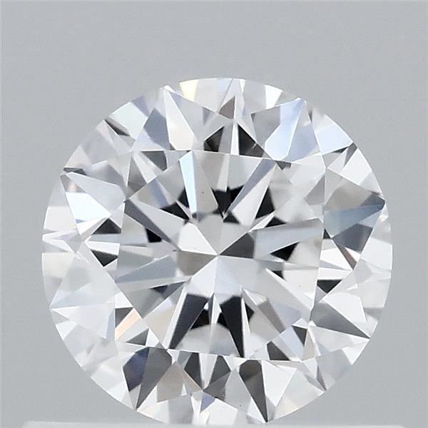 0.61 Carat Round Shaped, Excellent Cut, D Color, VVS2 Clarity, IGI Certified Lab Grown Diamond