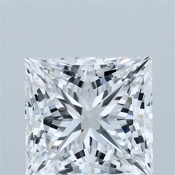 2.04 Carat Princess Shaped, Ideal Cut, D Color, VS1 Clarity, IGI Certified Lab Grown Diamond