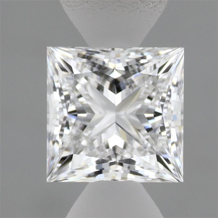 0.93 Carat Princess Shaped, Ideal Cut, E Color, VVS2 Clarity, IGI Certified Lab Grown Diamond
