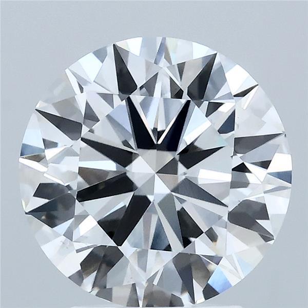 3.00 Carat Round Shaped, Ideal Cut, E Color, VS2 Clarity, IGI Certified Lab Grown Diamond