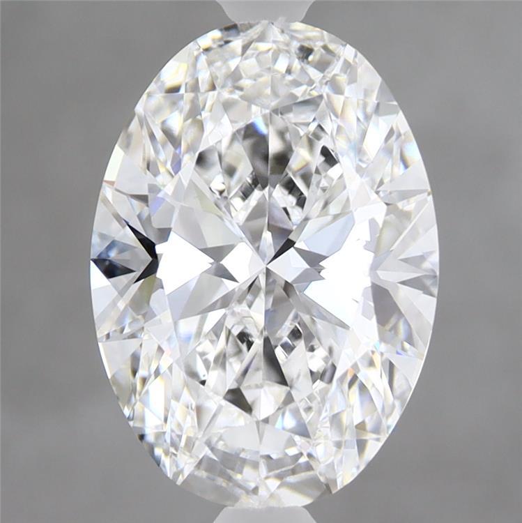 3.00 Carat Oval Shaped, Ideal Cut, D Color, VVS2 Clarity, IGI Certified Lab Grown Diamond