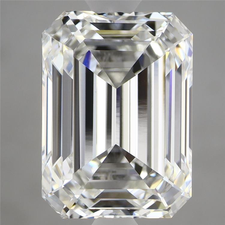 4.58 Carat Emerald Shaped, Ideal Cut, F Color, VS1 Clarity, IGI Certified Lab Grown Diamond