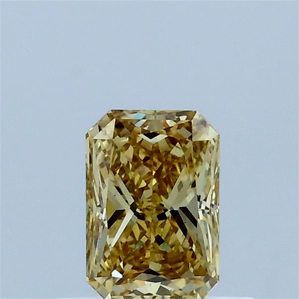 0.52 Carat Radiant Shaped, Excellent Cut, FANCY INTENSE YELLOW Color, VS1 Clarity, IGI Certified Lab Grown Diamond