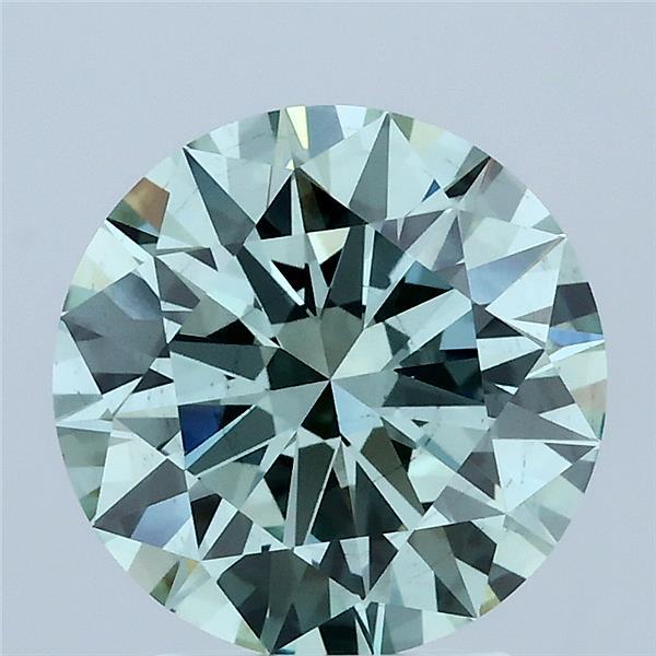 2.80 Carat Round Shaped, Ideal Cut, FANCY VIVID GREEN Color, VS2 Clarity, IGI Certified Lab Grown Diamond