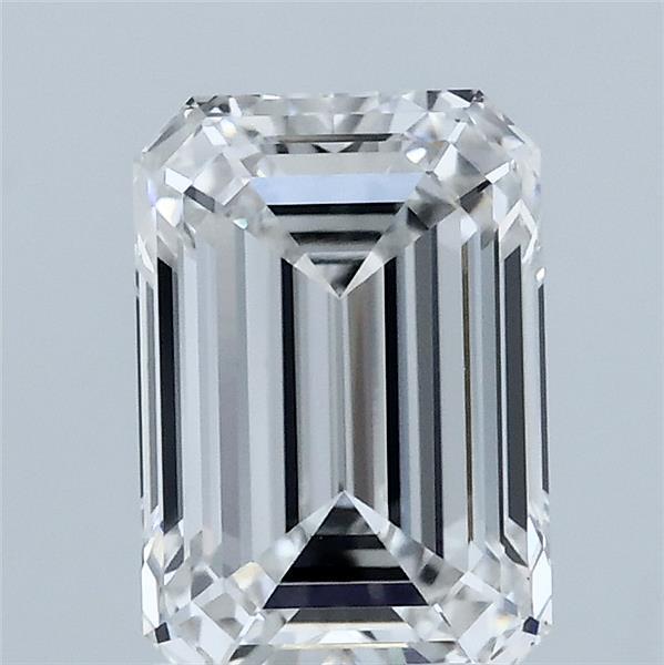 2.02 Carat Emerald Shaped, Ideal Cut, E Color, VVS2 Clarity, IGI Certified Lab Grown Diamond