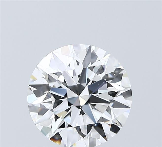 2.05 Carat Round Shaped, Ideal Cut, D Color, VVS2 Clarity, IGI Certified Lab Grown Diamond