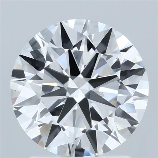 2.00 Carat Round Shaped, Excellent Cut, E Color, VS1 Clarity, IGI Certified Lab Grown Diamond