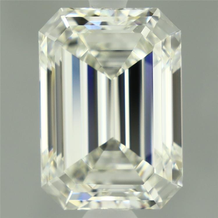 1.91 Carat Emerald Shaped, Ideal Cut, H Color, VVS2 Clarity, IGI Certified Lab Grown Diamond