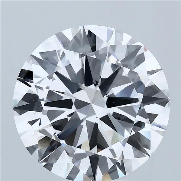 4.00 Carat Round Shaped, Excellent Cut, D Color, VS2 Clarity, IGI Certified Lab Grown Diamond