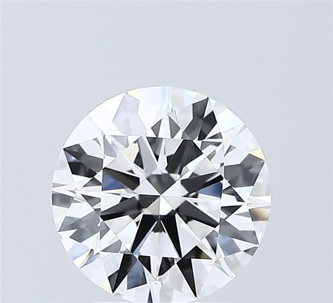 2.05 Carat Round Shaped, Ideal Cut, E Color, VVS2 Clarity, IGI Certified Lab Grown Diamond