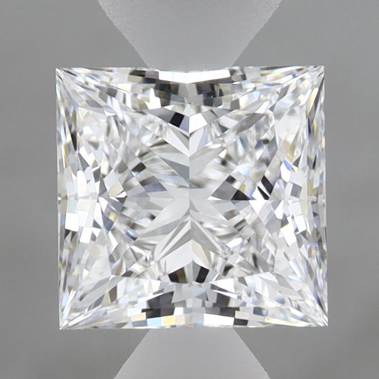 1.44 Carat Princess Shaped, Ideal Cut, D Color, VVS2 Clarity, IGI Certified Lab Grown Diamond