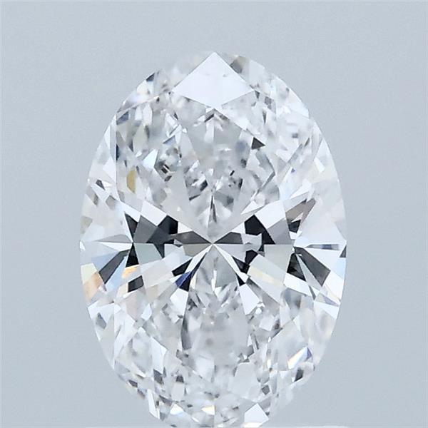 1.08 Carat Oval Shaped, Ideal Cut, D Color, VVS2 Clarity, IGI Certified Lab Grown Diamond