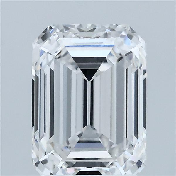 2.07 Carat Emerald Shaped, Ideal Cut, D Color, VVS1 Clarity, IGI Certified Lab Grown Diamond