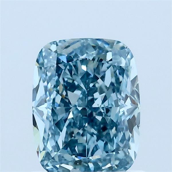 1.14 Carat Cushion Shaped, Ideal Cut, FANCY VIVID BLUE Color, VS1 Clarity, IGI Certified Lab Grown Diamond