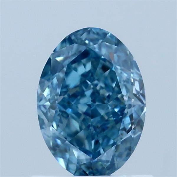 1.01 Carat Oval Shaped, Excellent Cut, FANCY VIVID BLUE Color, VS1 Clarity, IGI Certified Lab Grown Diamond