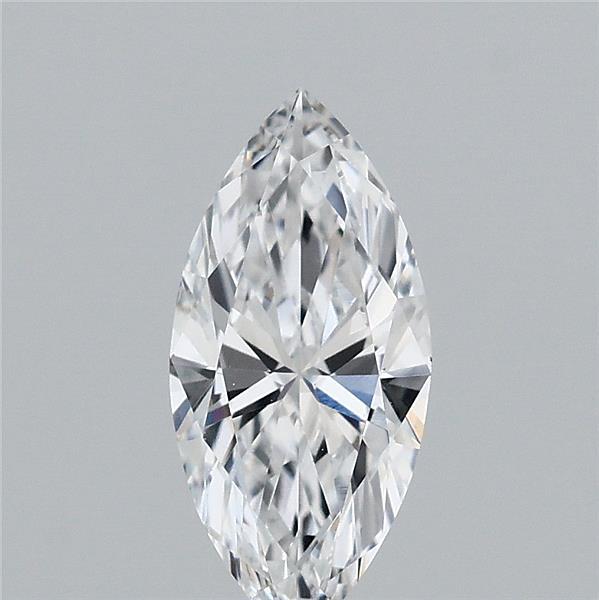 0.55 Carat Marquise Shaped, Ideal Cut, D Color, VVS2 Clarity, IGI Certified Lab Grown Diamond