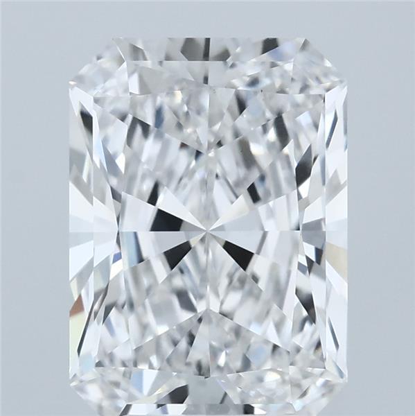 4.01 Carat Radiant Shaped, Ideal Cut, E Color, VVS2 Clarity, IGI Certified Lab Grown Diamond