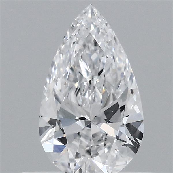 0.49 Carat Pear Shaped, Ideal Cut, D Color, VS1 Clarity, IGI Certified Lab Grown Diamond