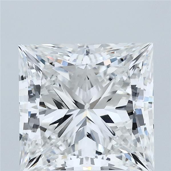 4.02 Carat Princess Shaped, Ideal Cut, E Color, VVS2 Clarity, IGI Certified Lab Grown Diamond