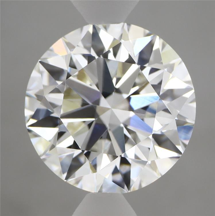 3.72 Carat Round Shaped, Excellent Cut, F Color, VVS2 Clarity, IGI Certified Lab Grown Diamond