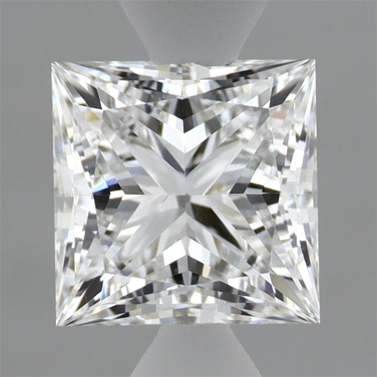 1.51 Carat Princess Shaped, Ideal Cut, D Color, VVS2 Clarity, IGI Certified Lab Grown Diamond