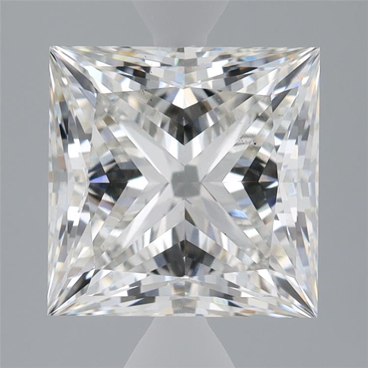 4.09 Carat Princess Shaped, Ideal Cut, F Color, VS2 Clarity, IGI Certified Lab Grown Diamond