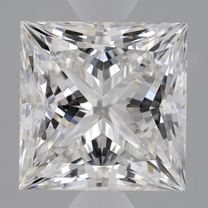1.95 Carat Princess Shaped, Ideal Cut, F Color, VVS2 Clarity, IGI Certified Lab Grown Diamond