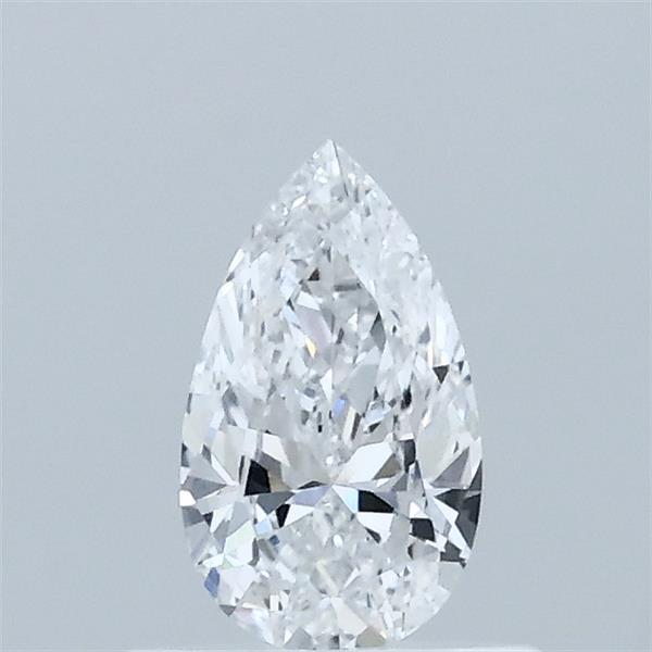0.38 Carat Pear Shaped, Ideal Cut, D Color, VVS2 Clarity, IGI Certified Lab Grown Diamond