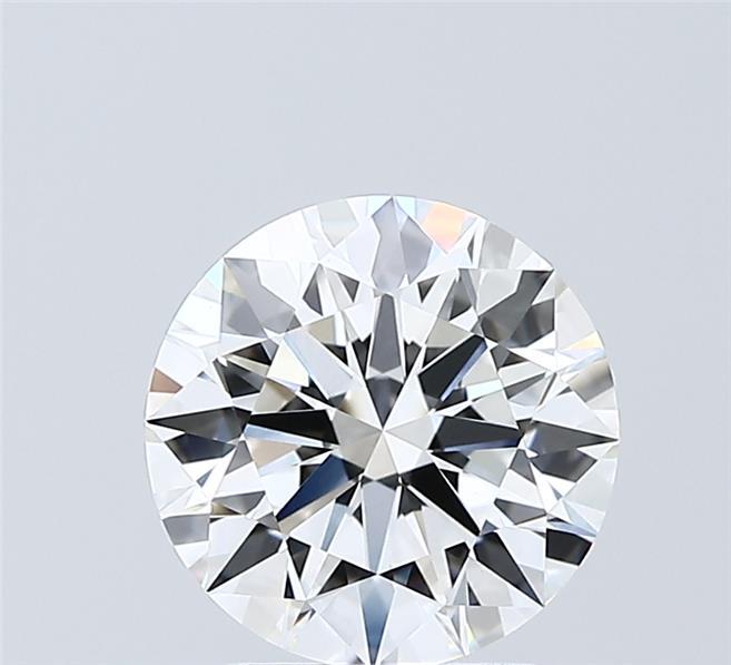 2.04 Carat Round Shaped, Ideal Cut, D Color, VVS2 Clarity, IGI Certified Lab Grown Diamond