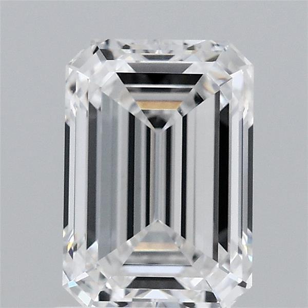 1.51 Carat Emerald Shaped, Ideal Cut, D Color, VVS1 Clarity, IGI Certified Lab Grown Diamond