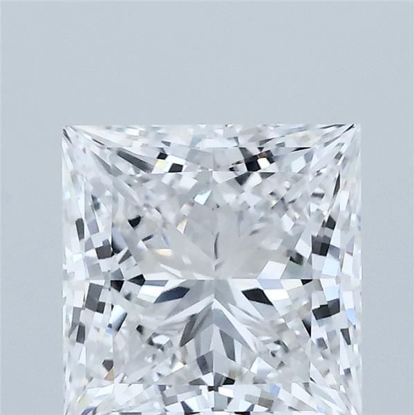 2.05 Carat Princess Shaped, Ideal Cut, D Color, VVS2 Clarity, IGI Certified Lab Grown Diamond