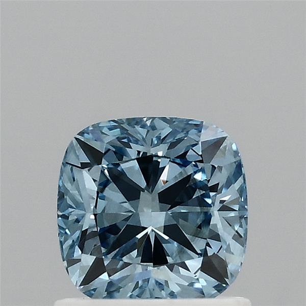 1.00 Carat Cushion Shaped, Ideal Cut, FANCY VIVID BLUE Color, SI1 Clarity, IGI Certified Lab Grown Diamond