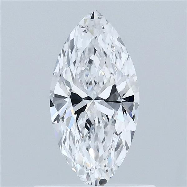 0.56 Carat Marquise Shaped, Ideal Cut, D Color, VVS2 Clarity, IGI Certified Lab Grown Diamond