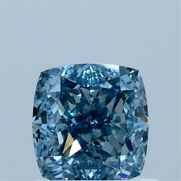 1.07 Carat Cushion Shaped, Ideal Cut, FANCY VIVID BLUE Color, VS1 Clarity, IGI Certified Lab Grown Diamond