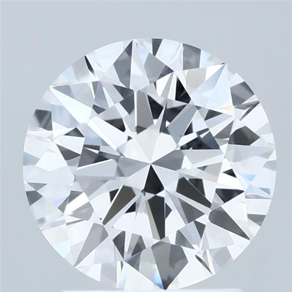 2.06 Carat Round Shaped, Ideal Cut, D Color, VVS1 Clarity, IGI Certified Lab Grown Diamond