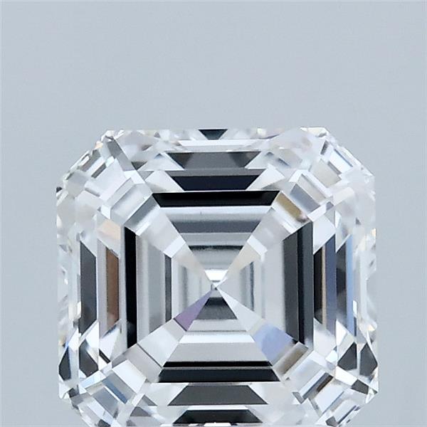 2.02 Carat Asscher Shaped, Ideal Cut, D Color, VVS2 Clarity, IGI Certified Lab Grown Diamond