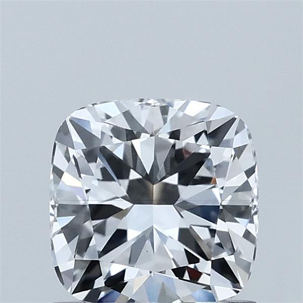 1.03 Carat Cushion Shaped, Ideal Cut, D Color, VS2 Clarity, IGI Certified Lab Grown Diamond