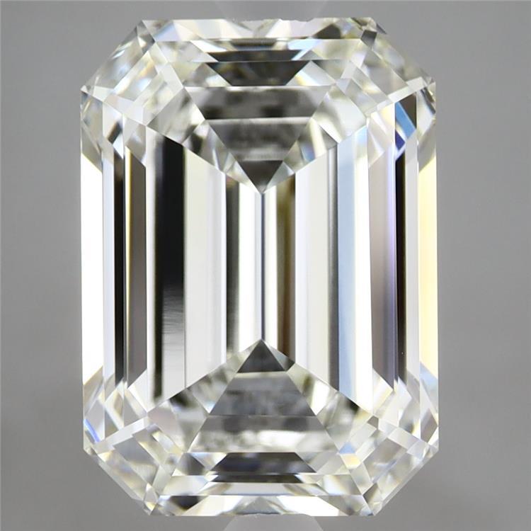 5.74 Carat Emerald Shaped, Ideal Cut, G Color, VVS2 Clarity, IGI Certified Lab Grown Diamond