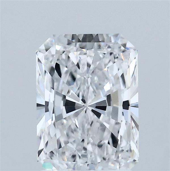 1.52 Carat Radiant Shaped, Ideal Cut, D Color, VVS1 Clarity, IGI Certified Lab Grown Diamond