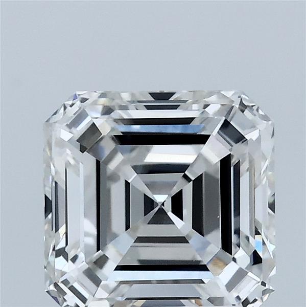 2.06 Carat Asscher Shaped, Ideal Cut, F Color, VVS2 Clarity, IGI Certified Lab Grown Diamond