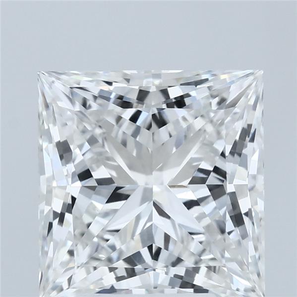 4.51 Carat Princess Shaped, Ideal Cut, E Color, VVS2 Clarity, IGI Certified Lab Grown Diamond