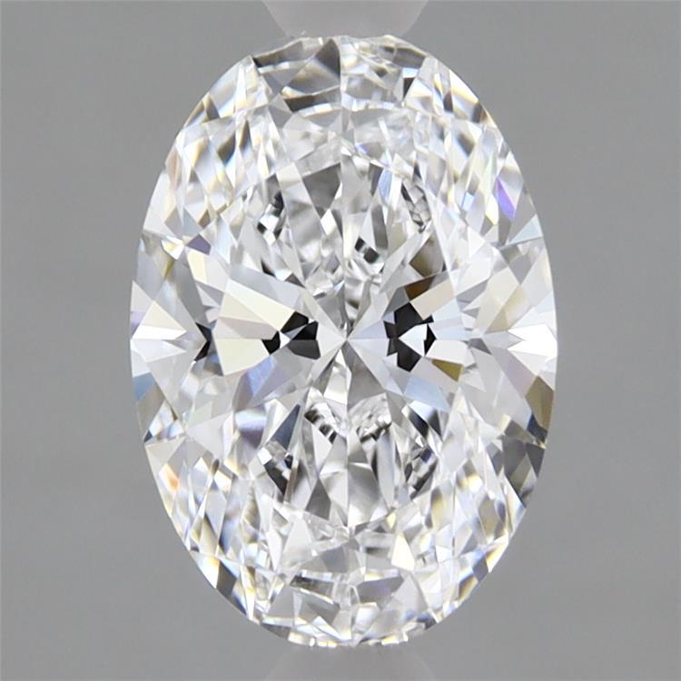 1.55 Carat Oval Shaped, Ideal Cut, D Color, VVS2 Clarity, IGI Certified Lab Grown Diamond
