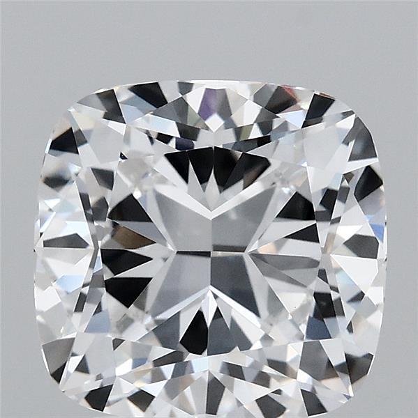 3.21 Carat Cushion Shaped, Ideal Cut, D Color, VVS2 Clarity, IGI Certified Lab Grown Diamond