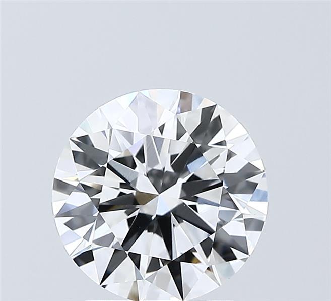 2.01 Carat Round Shaped, Ideal Cut, D Color, VVS2 Clarity, IGI Certified Lab Grown Diamond